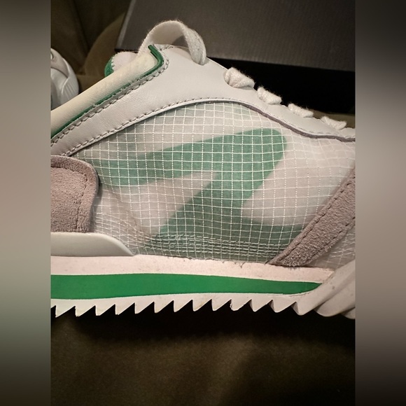 Rag & Bone Green and White Retro Runner 2.0 Low Top Sneakers Size 7 - Picture 7 of 11
